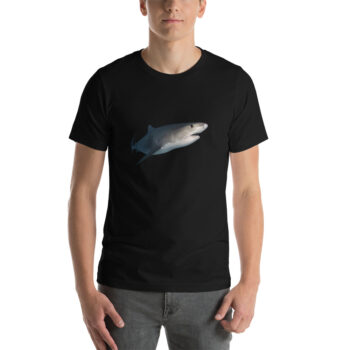 Diver Dena's Adventure Shop- Tiger Shark T-shirt