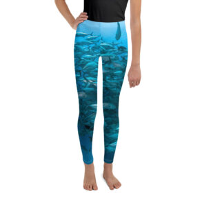 Diver Dena's Adventure Shop-Fintastic Fish Girls Leggings (8-20)