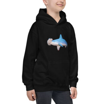 Diver Dena''s Adventure Shop-Hammerhead Shark Kids Hoodie