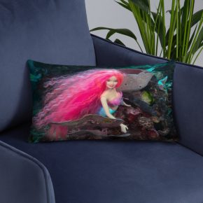 Diver Dena's Adventure Shop-Mermaid Barbi Accent Pillow
