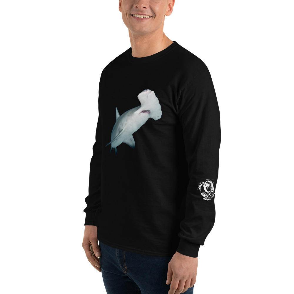 Diver Dena's Adventure Shop-Hammerhead Shark Long Sleeve Shirt