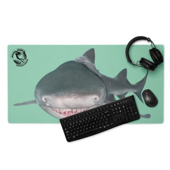 Diver Dena's Adventure Shop-Shark Smile Gaming Mouse Pad