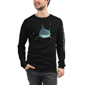 Diver Dena's Adveture Shop-Sublime Shark Long-Sleeve Tee