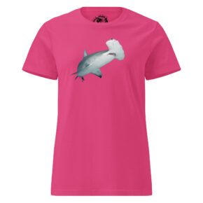 Diver Dena's Adventure Shop-Hammerhead Ladies Softstyle T-shirt