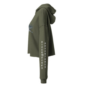 Diver Dena's Adventure Shop-Lemon Shark Cropped Hoodie